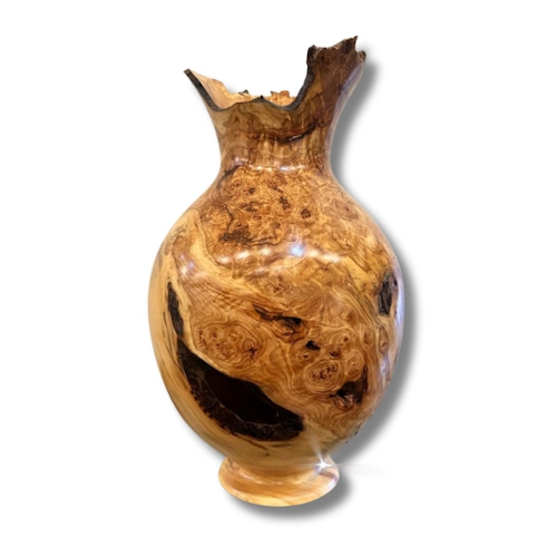 Click to view detail for JW-243 Colorado Aspen Burl Hollow Woodturning $1600